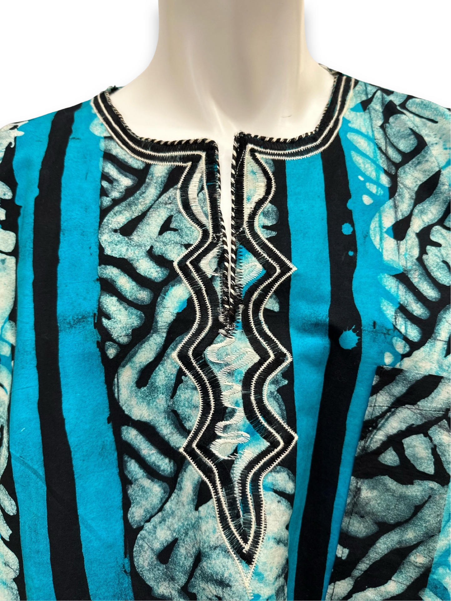 Men’s African Print Shirt - Tie Dye