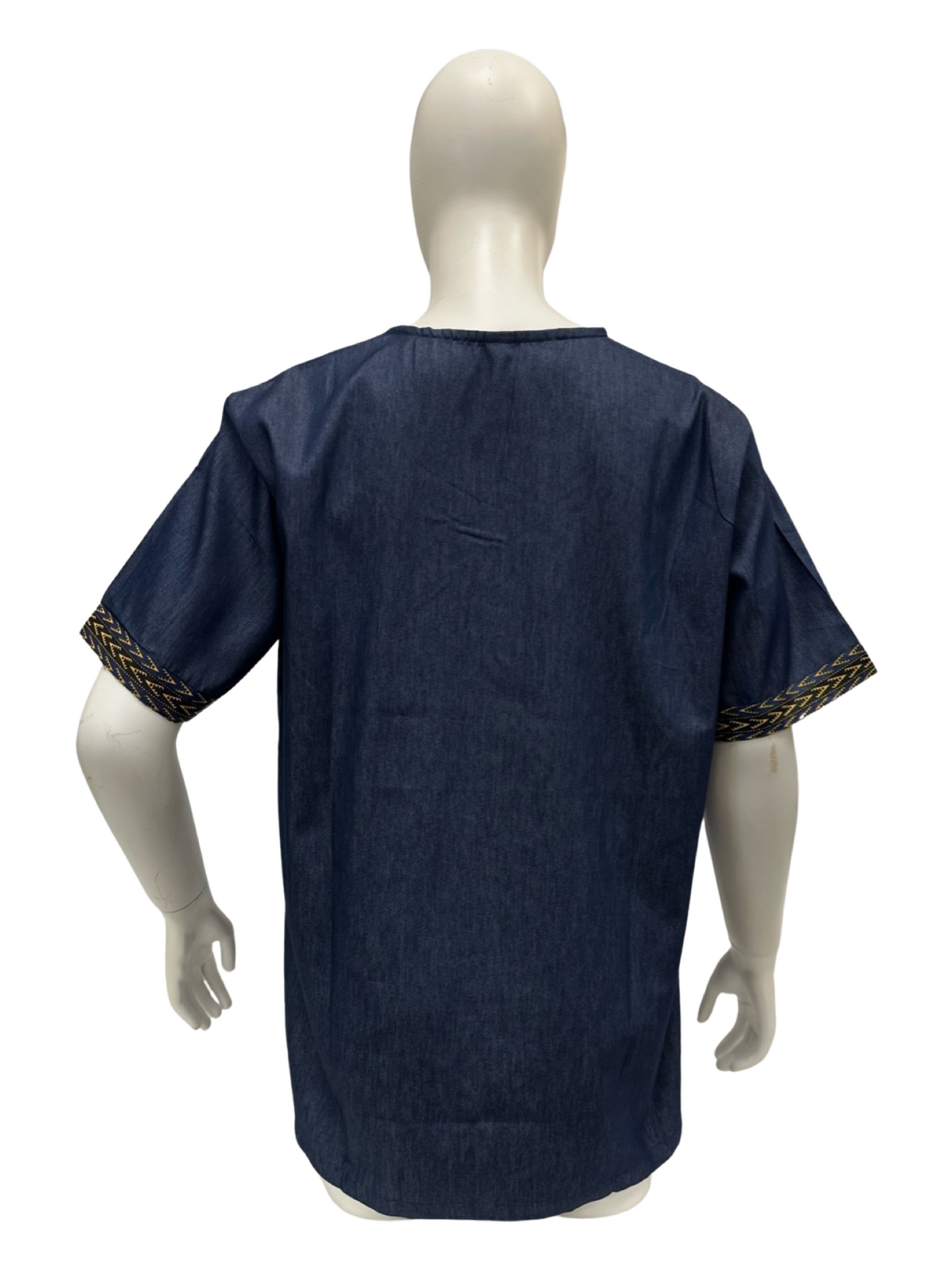 Men’s Denim Shirt - Dashiki