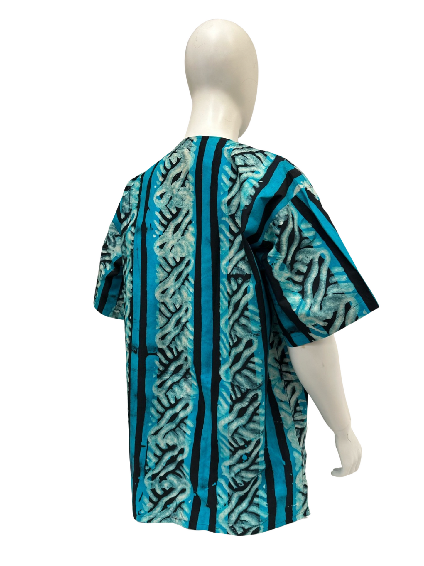 Men’s African Print Shirt - Tie Dye