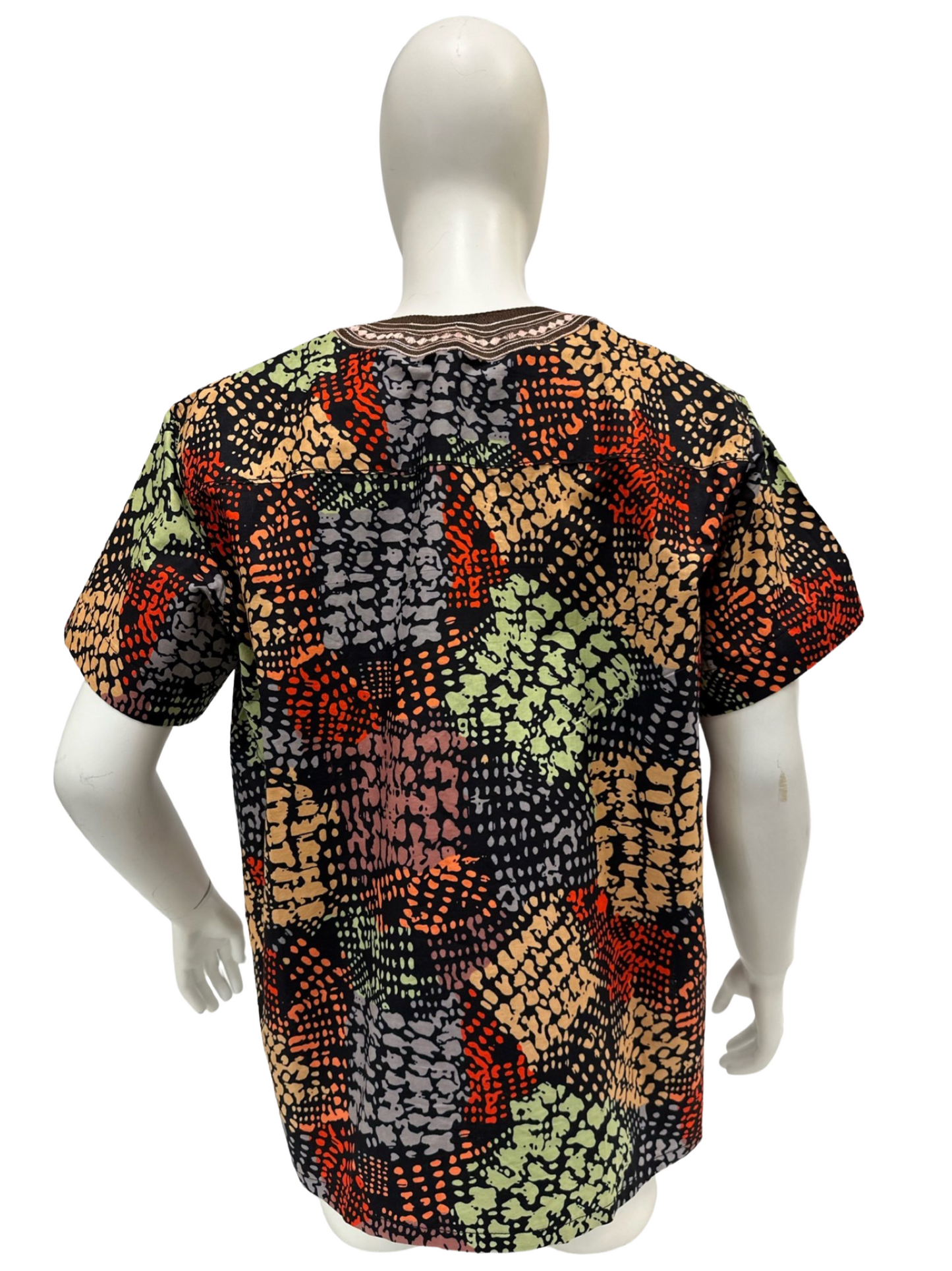Men’s African Print Shirt - Multicolor