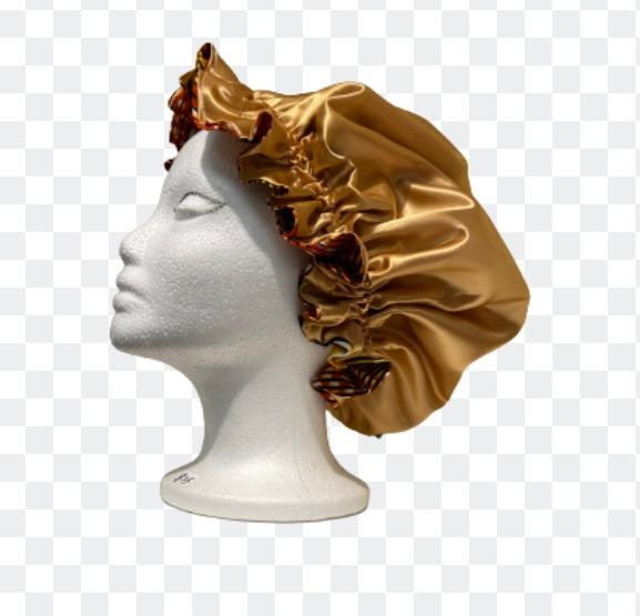 Satin/Ankara Bonnet