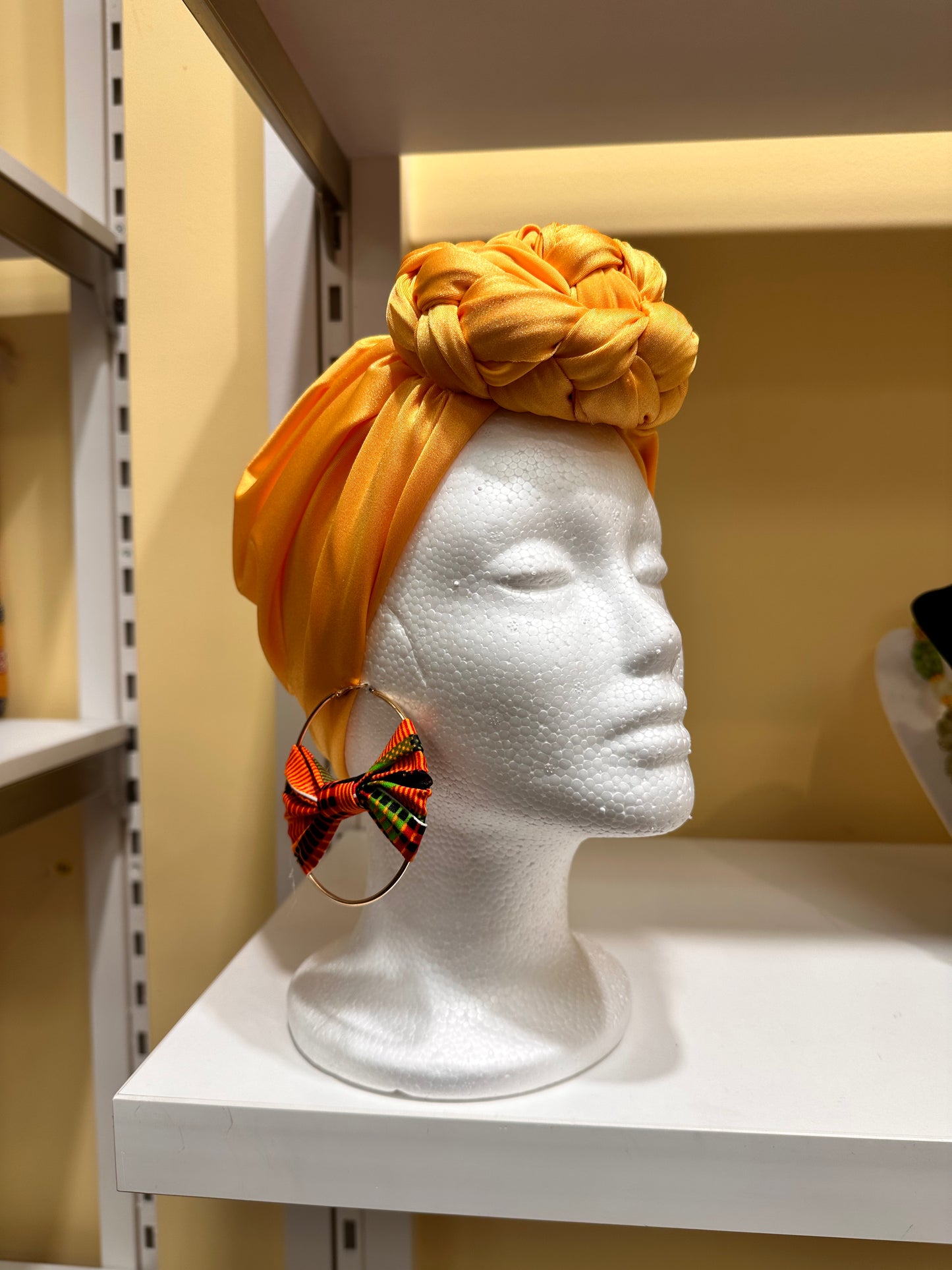 Pre-tied Head Wrap (Stretch)