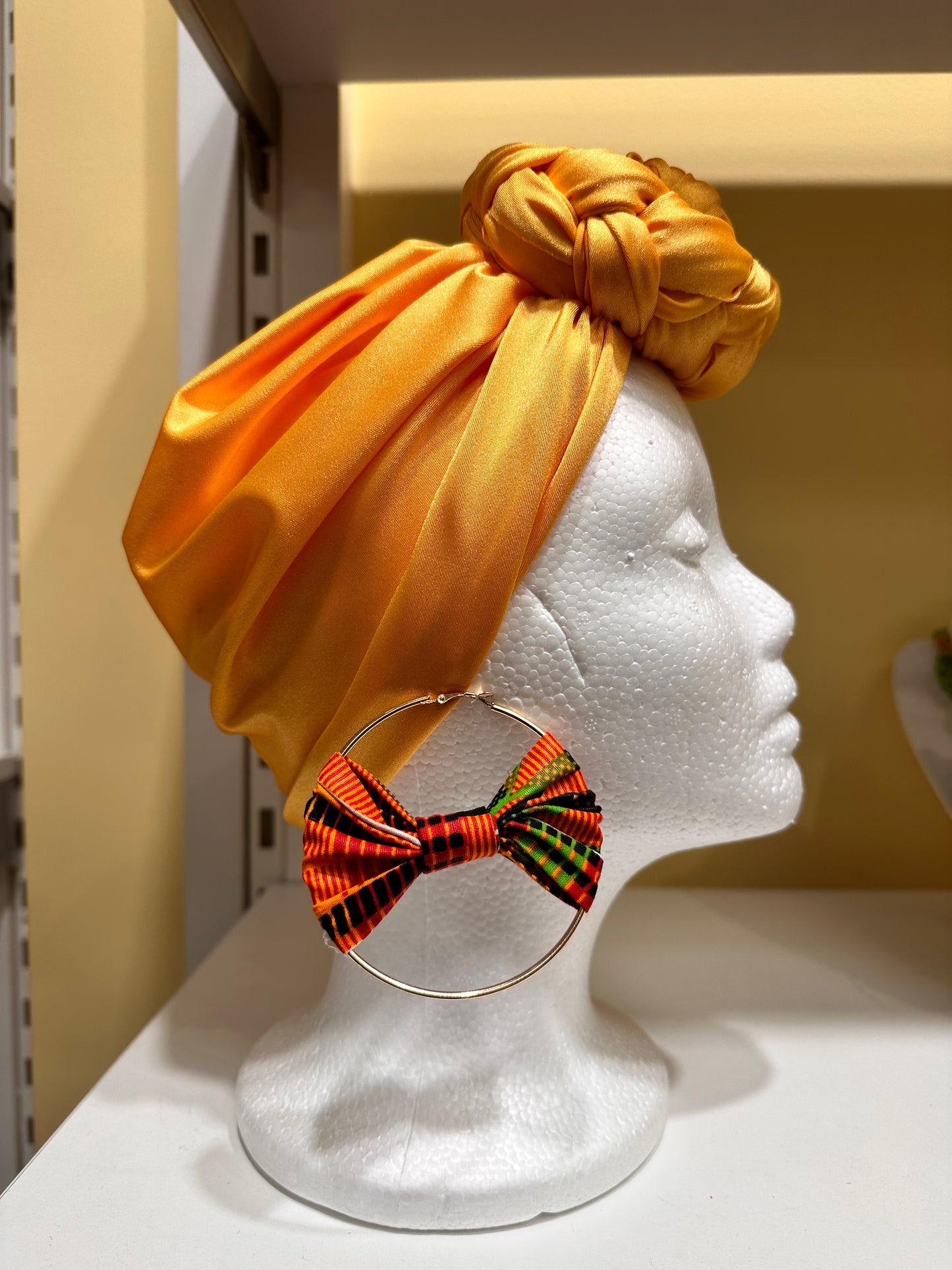 Pre-tied Head Wrap (Stretch)