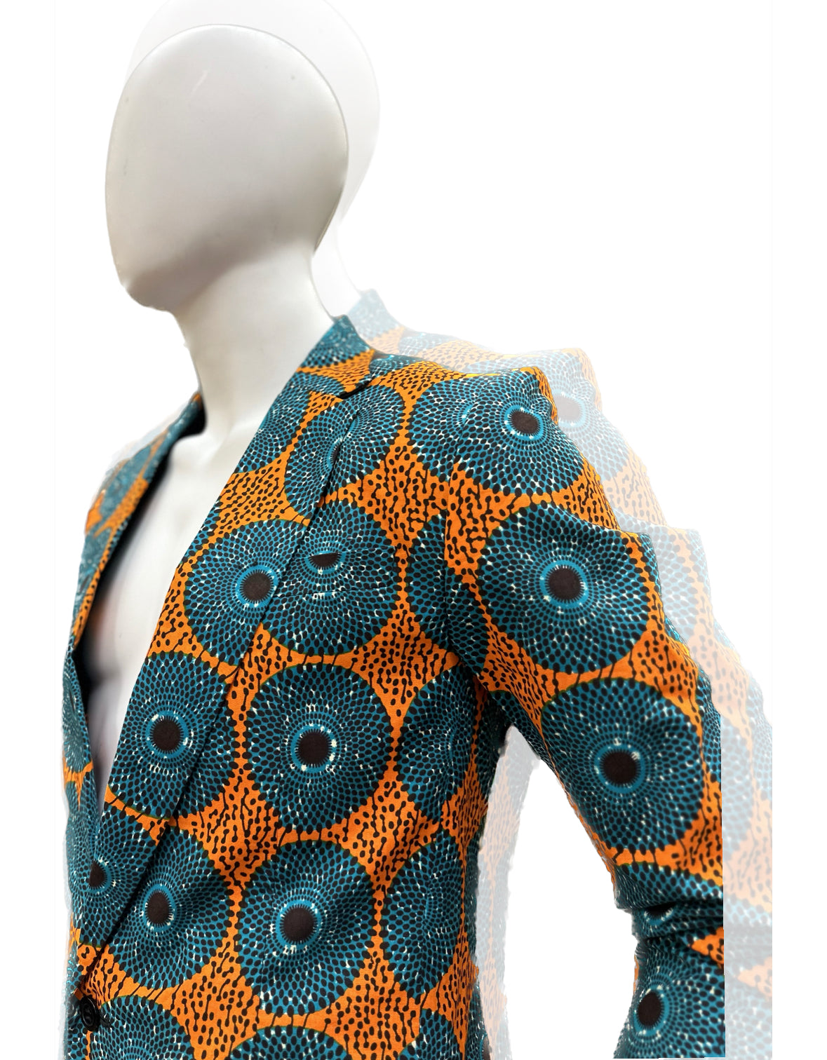 Unisex African Print Blazer Jacket 02
