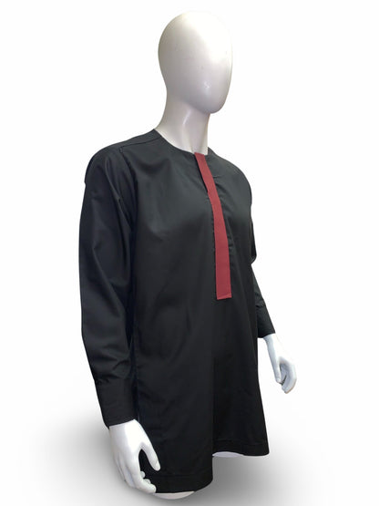 Men’s African Shirt (Black & Red)