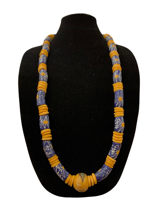 Ghana Krobo Beads Necklace