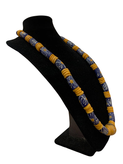 Ghana Krobo Beads Necklace