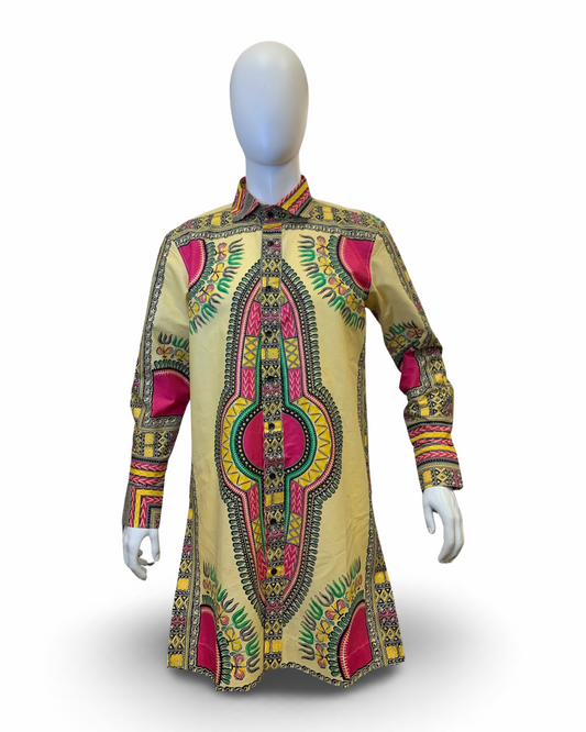 Men’s Formal Dashiki Dress Shirt