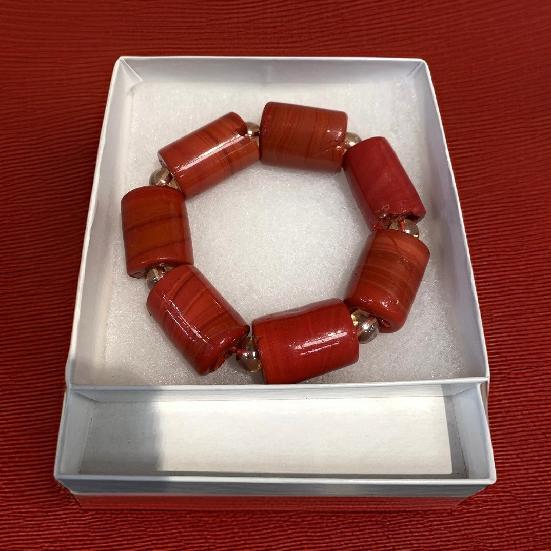 Nigerian Red Edo Coral Jewelry Set