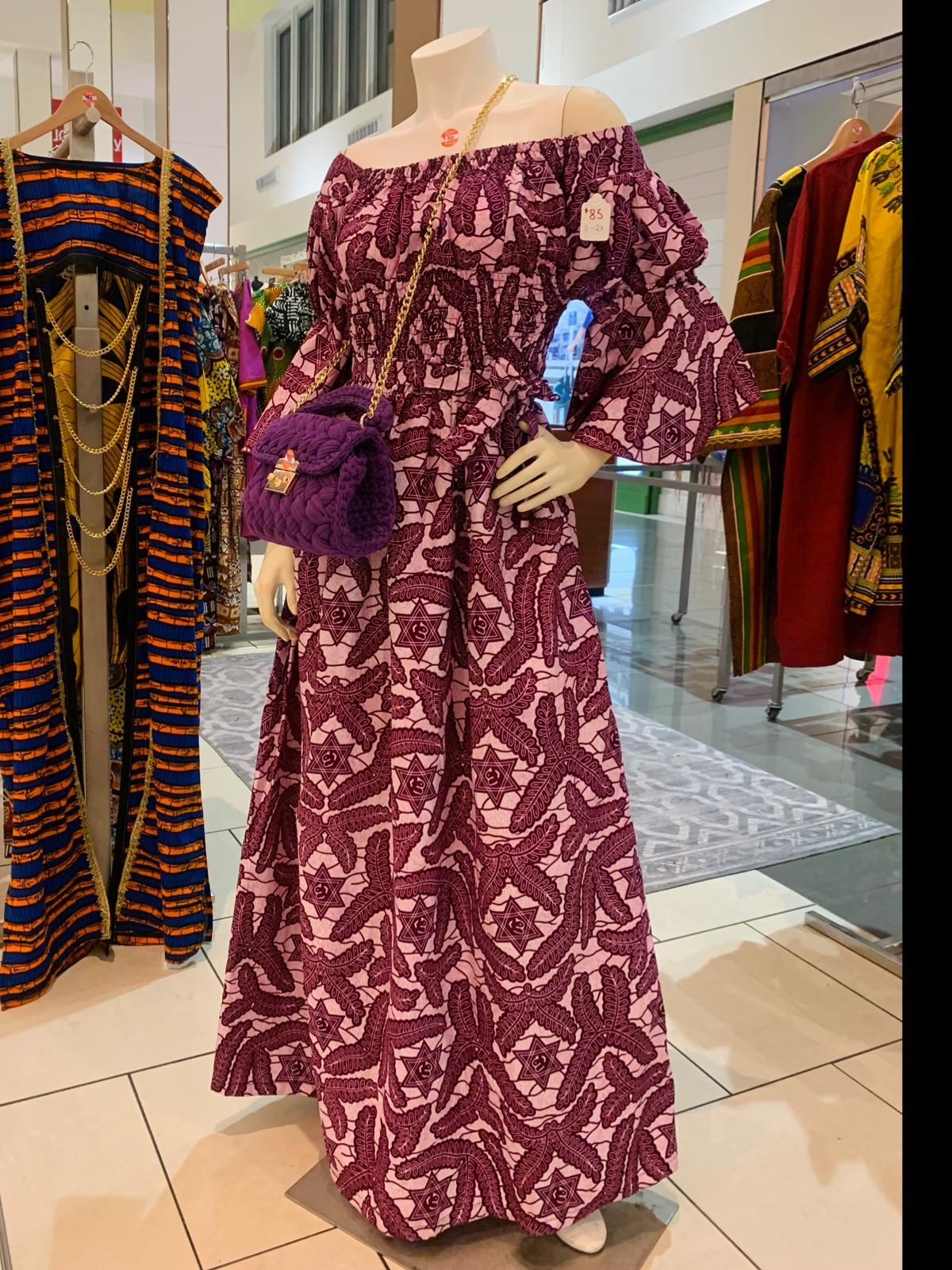 Ankara maxi dress