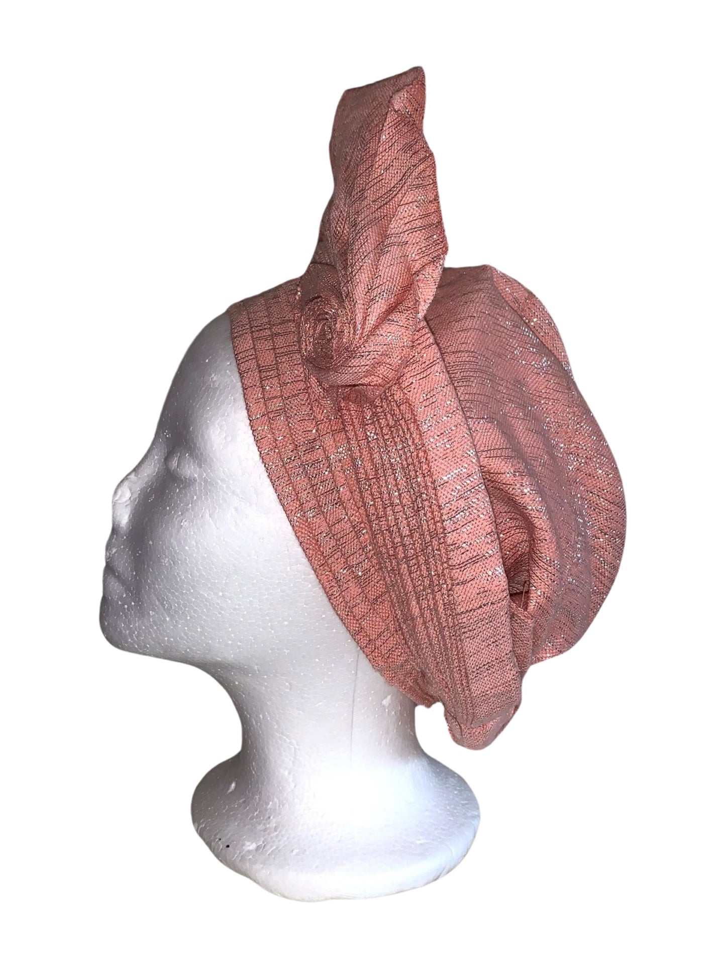 Nigerian Pre-tied Autogele (Peach)