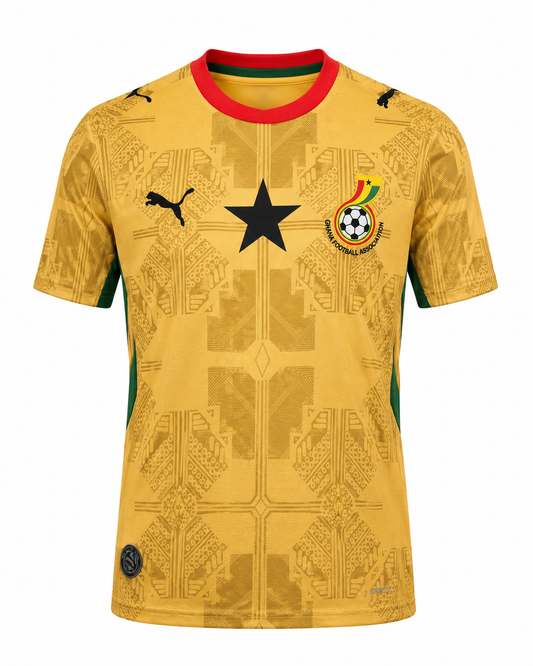 Ghana PUMA Jersey 2026 World Cup (Gold) - Seasonal