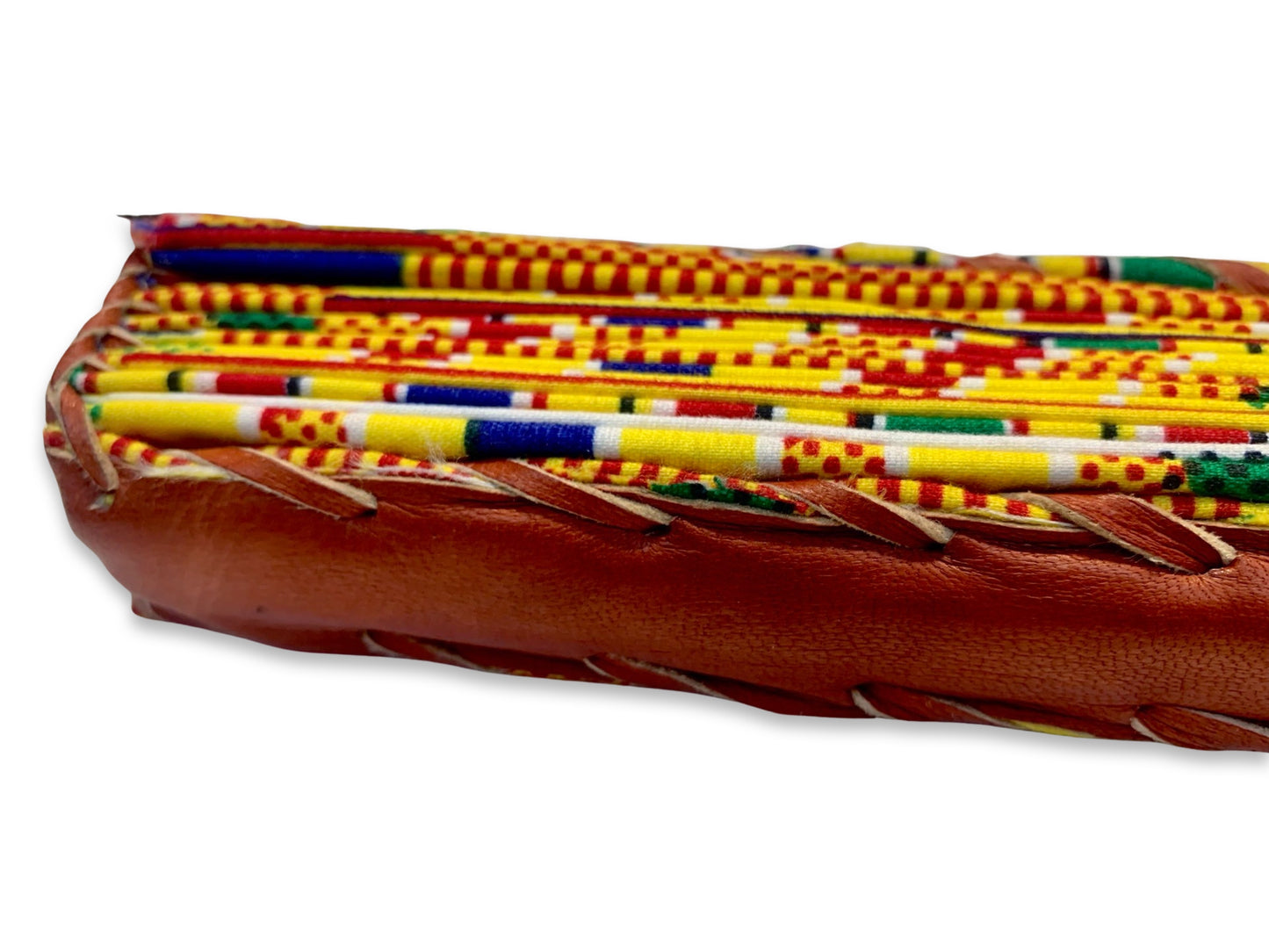 African Leather Hand Fan