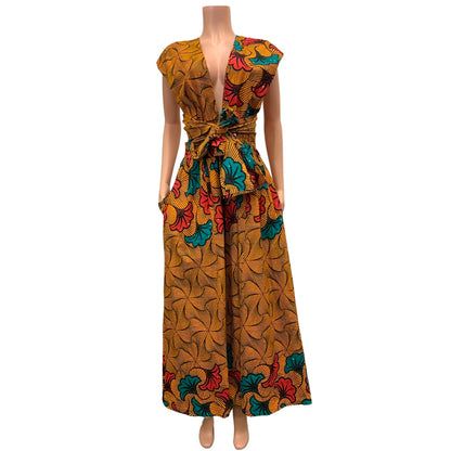 Ankara Infinity Palazzo Dress