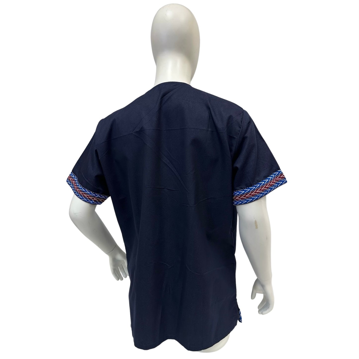 Men’s Denim Dashiki Shirt