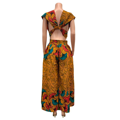 Ankara Infinity Palazzo Dress