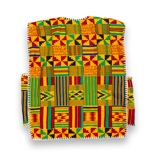 African Kente Kowa Top