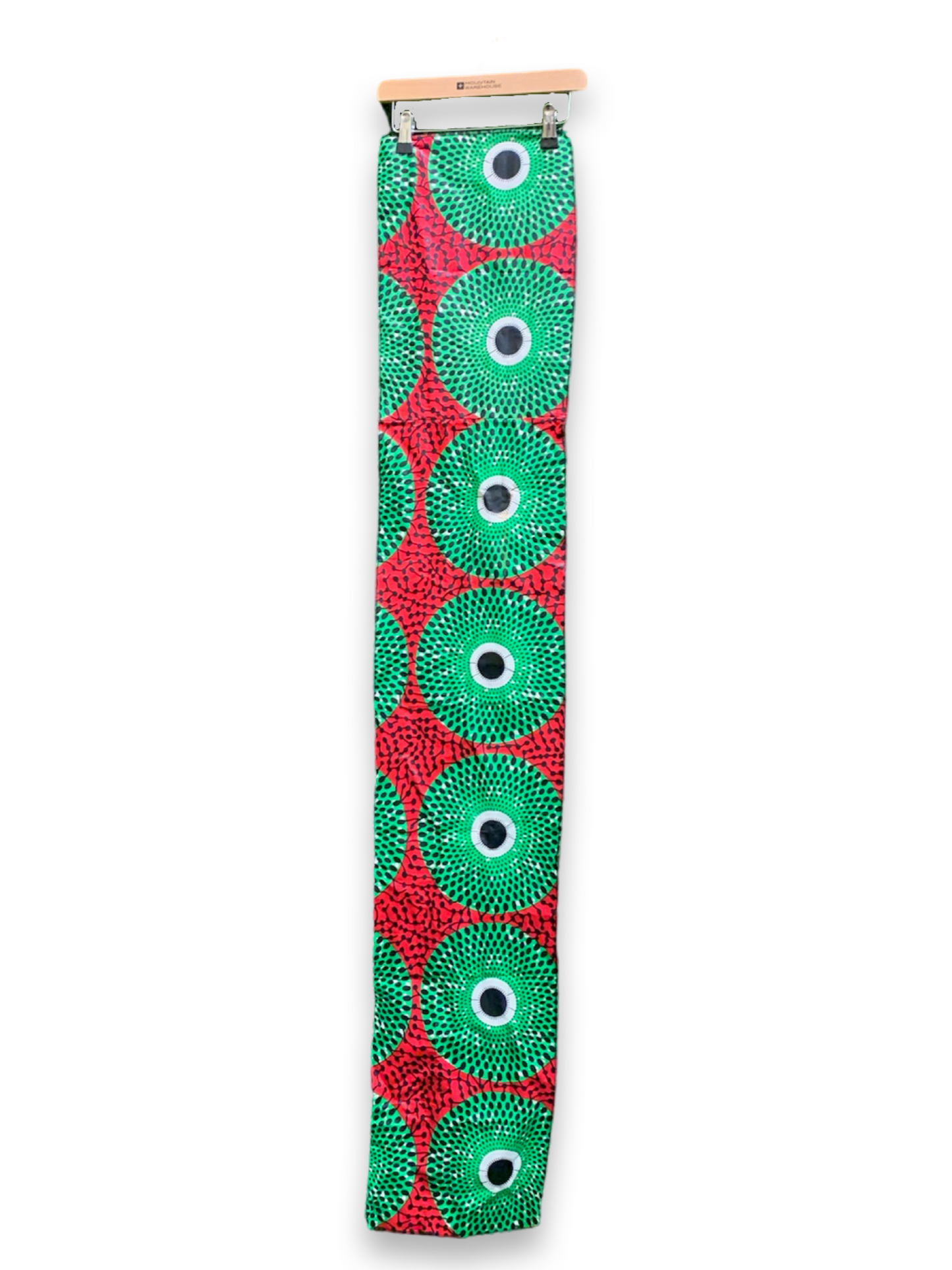 Ankara Midi Wrap Dress w/Scarf