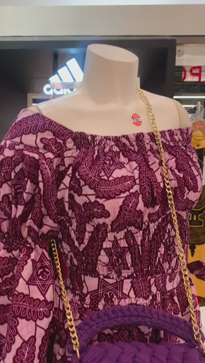 Ankara maxi dress