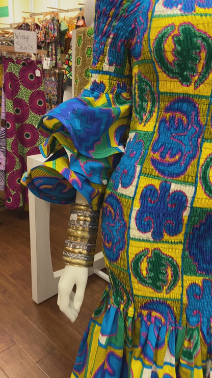 Ankara mermaid prom dress