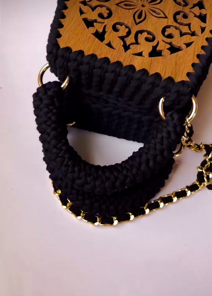 Luxury Handmade Crochet Yarn Purse