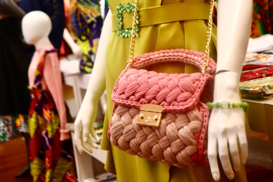 4-piece Luxury Crochet Yarn Handbag