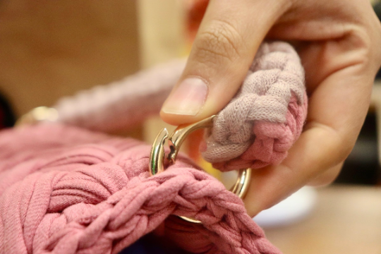 4-piece Luxury Crochet Yarn Handbag