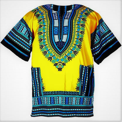 Unisex Dashiki Shirt (Yellow)