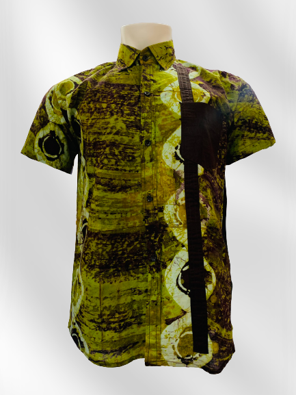 African Batik Shirt (Green)