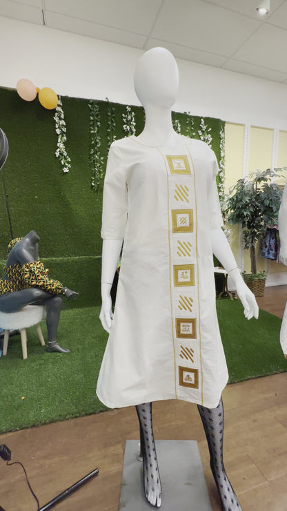 Women’s African Embroidery Dress