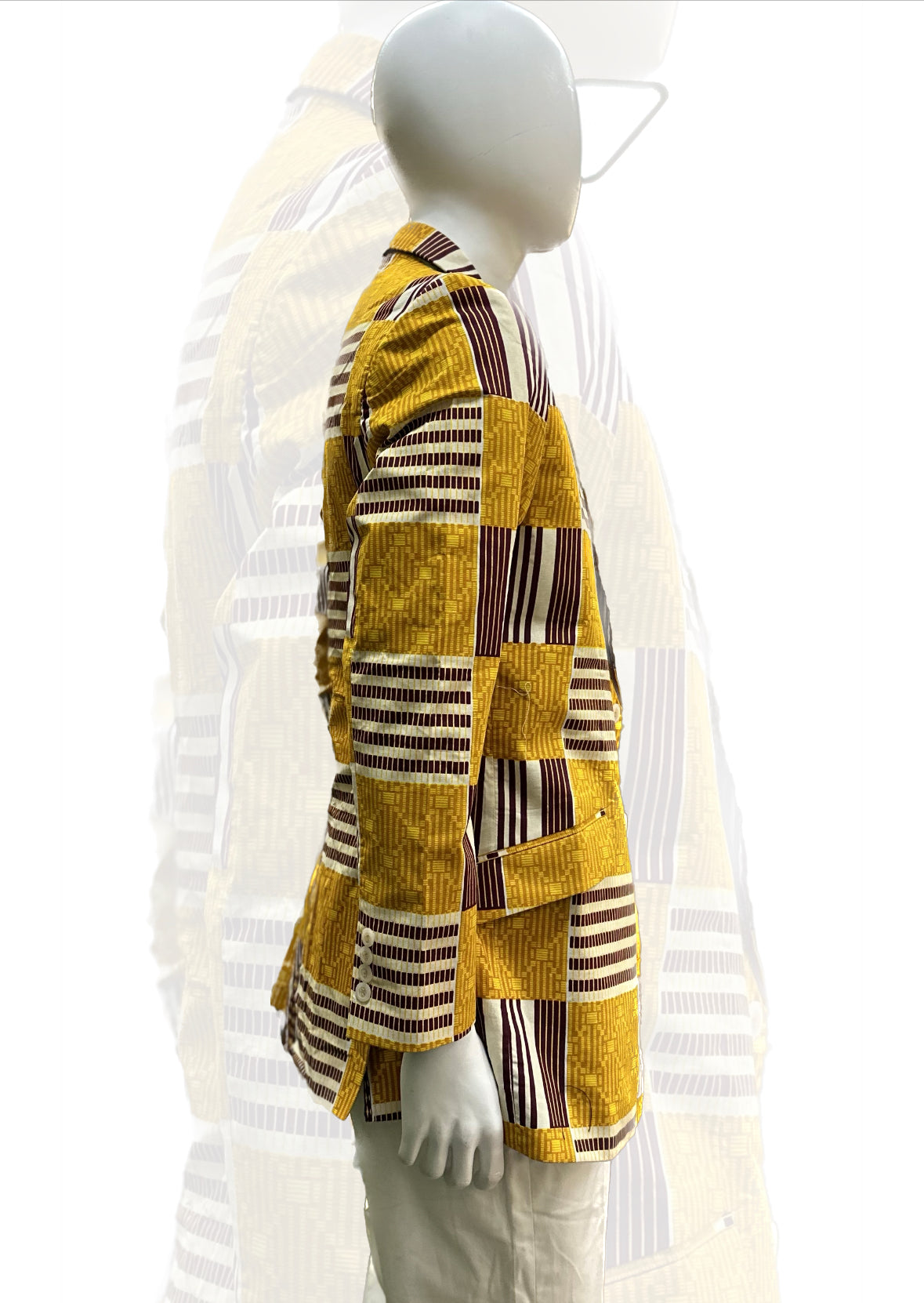 Unisex African Print Blazer Jacket 01