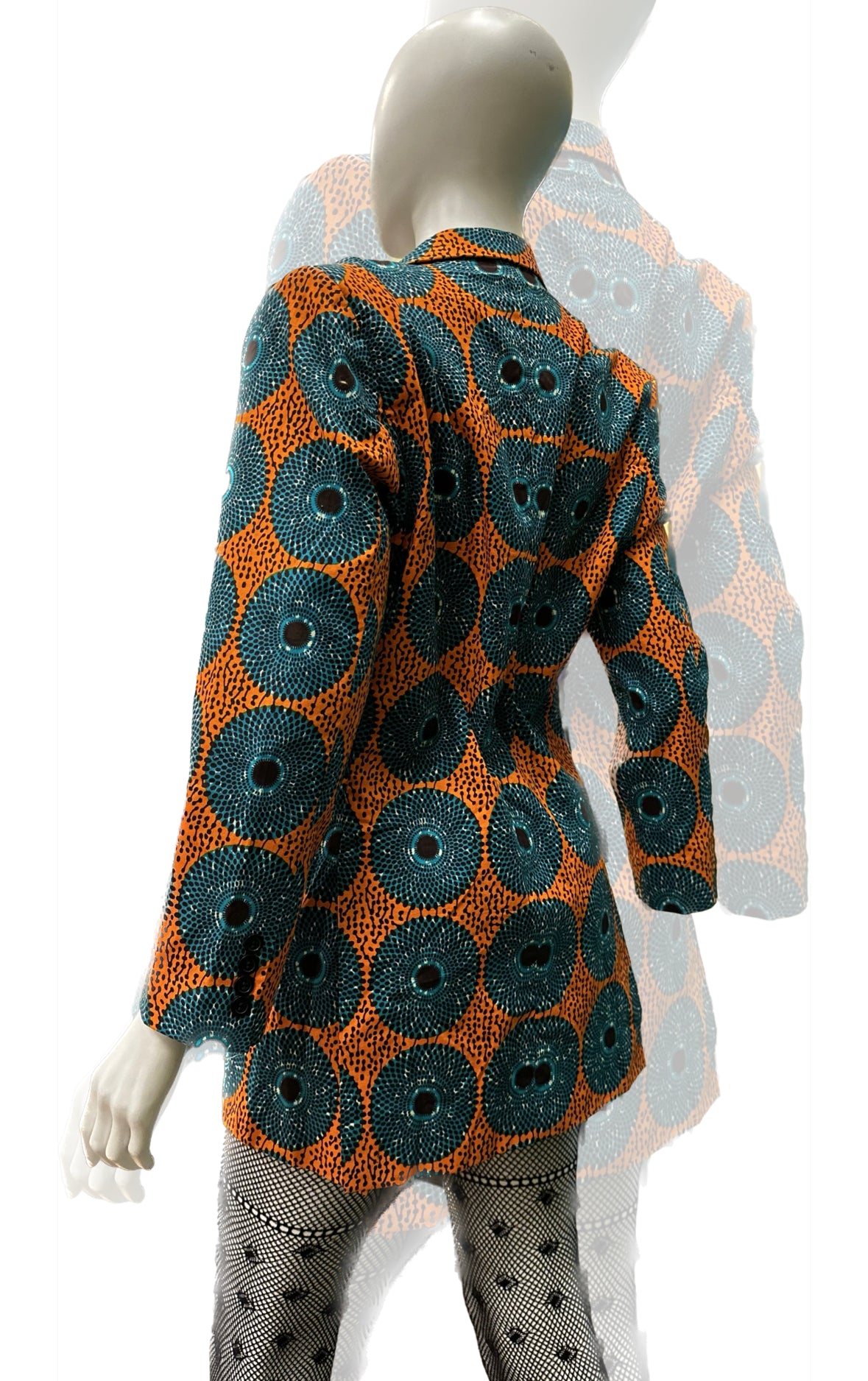 Unisex African Print Blazer Jacket 02