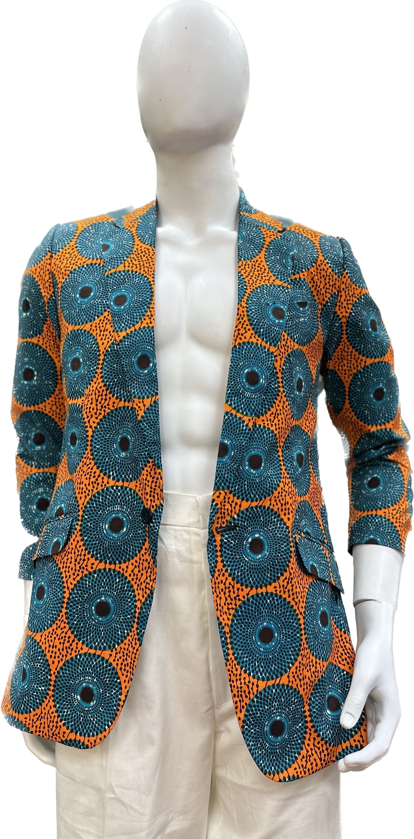 Unisex African Print Blazer Jacket 02