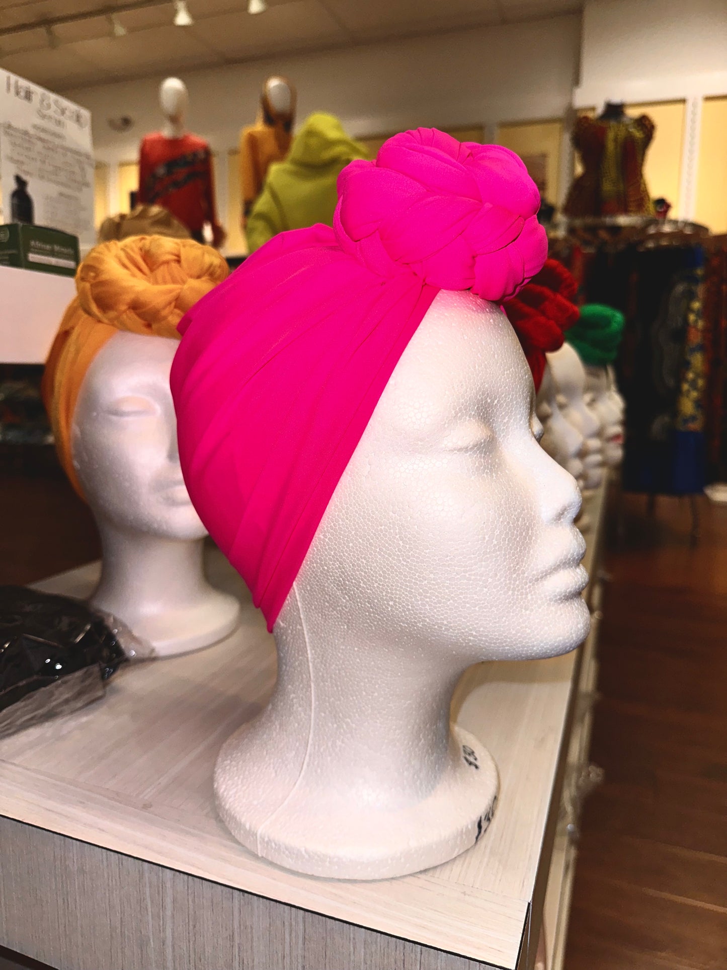 Pre-tied Head Wrap (Stretch)