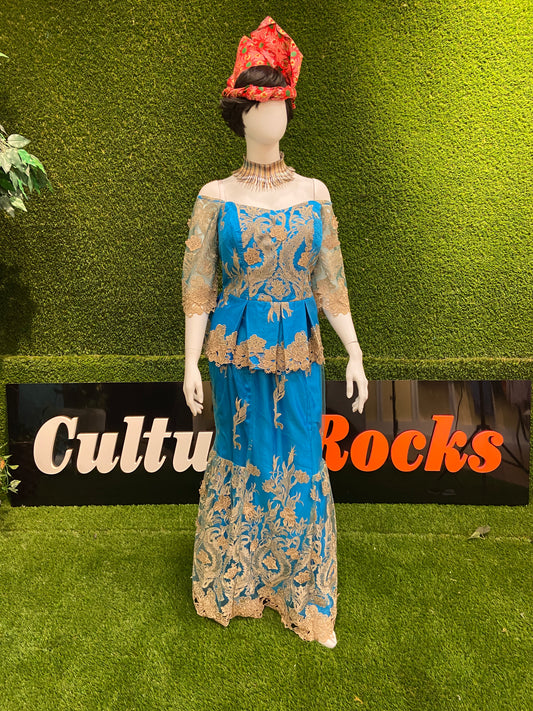 Off-shoulder Lace Skirt and Top (Swiss Lace)