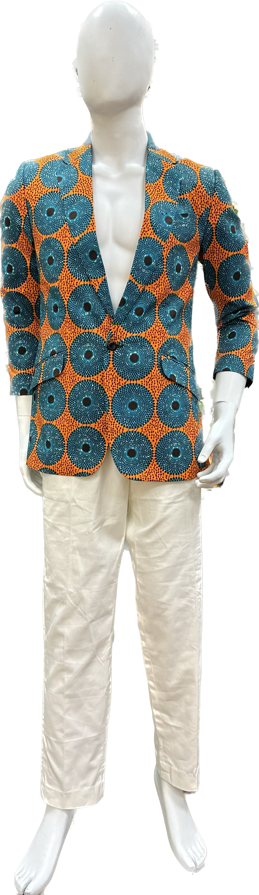 Unisex African Print Blazer Jacket 02