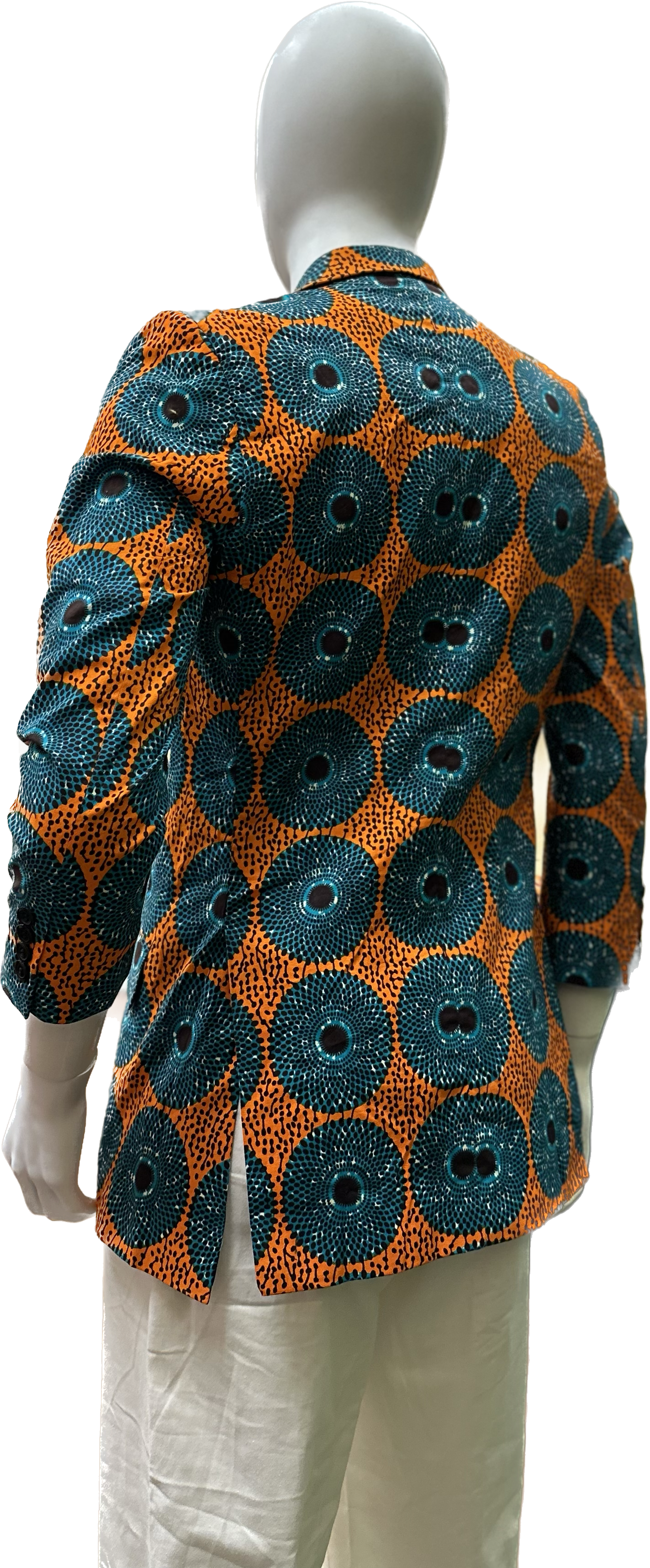 Unisex African Print Blazer Jacket 02