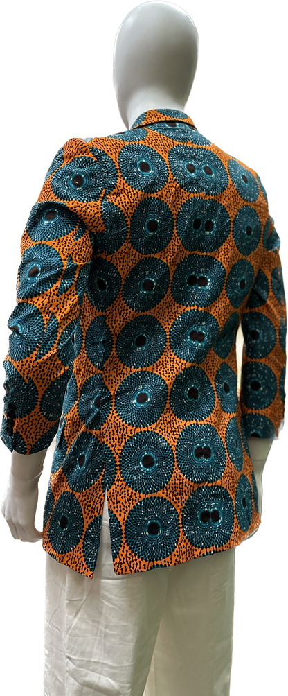 Unisex African Print Blazer Jacket 02