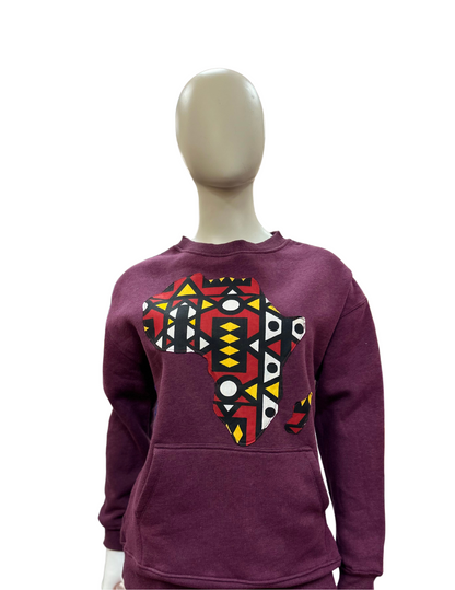 Ankara Hoodie Sweatshirt