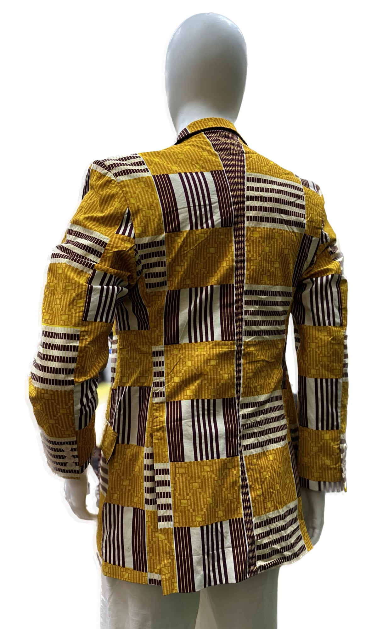 Unisex African Print Blazer Jacket 01