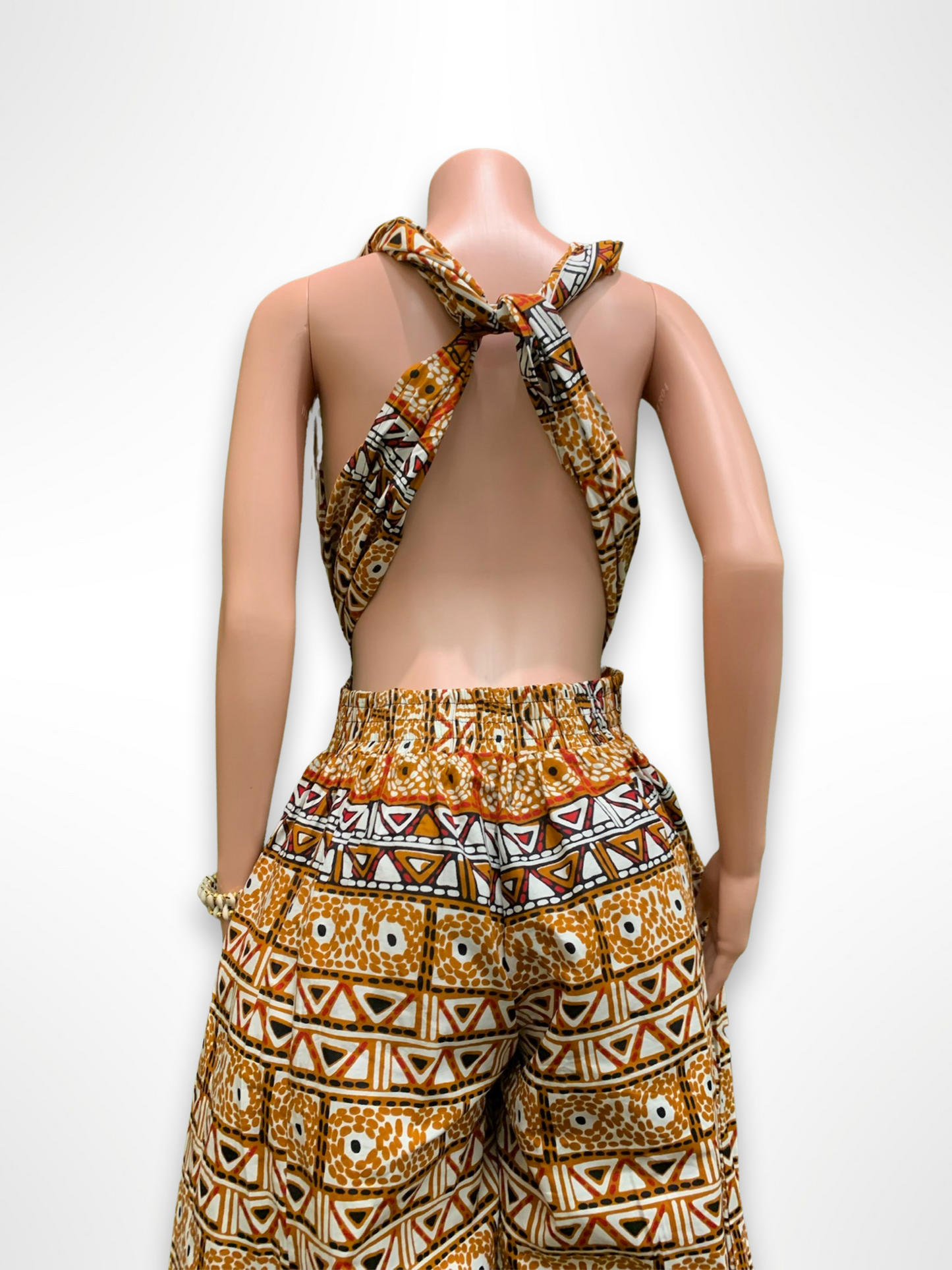 Ankara Infinity Palazzo Dress