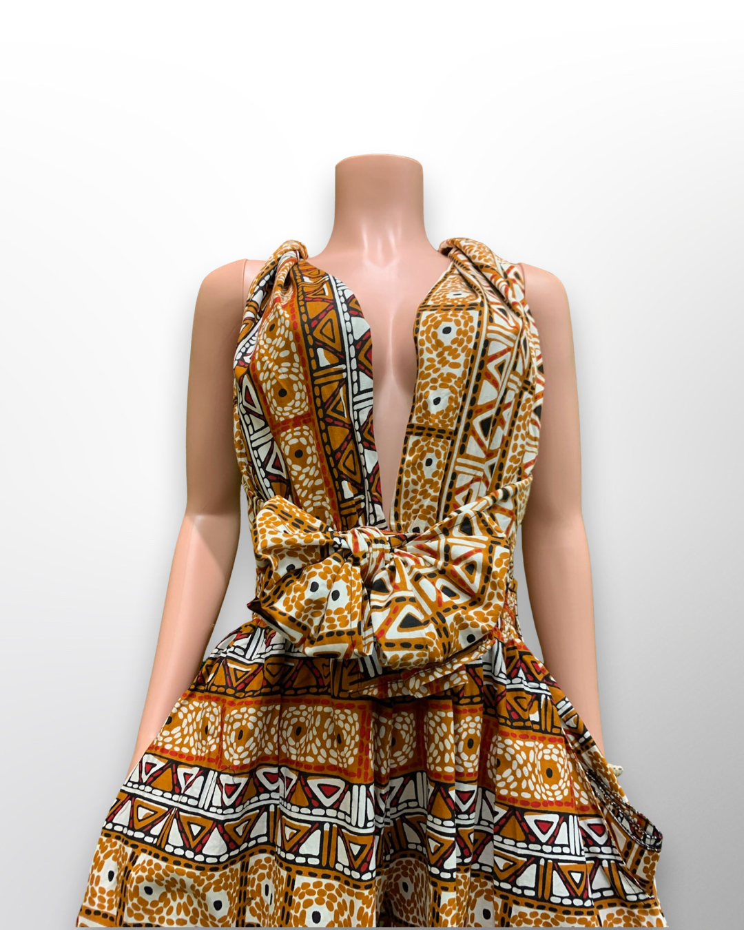 Ankara Infinity Palazzo Dress
